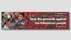 Arrêtons le génocide contre le peuple Palestinien