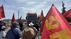 KKE güçleri bir savaş malzemesi nakliyesini daha engelliyor
