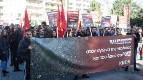 Protest der KNE vor der Chilenischen Botschaft