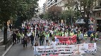 Grand rassemblement syndical à Thessalonique